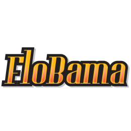 FLOBAMA DOWNTOWN MUSIC HALL AND RESTAURANT DOWNTOWN FLORENCE, AL LOGO